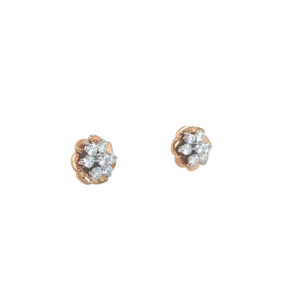 Delightful Solitaire Stud Earrings - Image 2