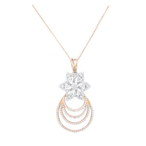 18k gold esoteric diamond pendent