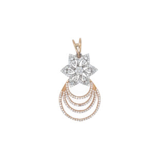 18k gold esoteric diamond pendent