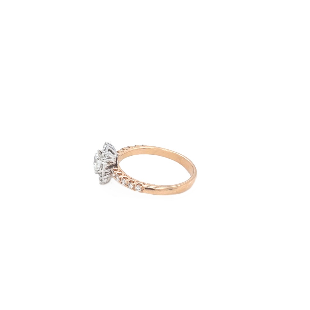 18k gold bewitching diamond  ring