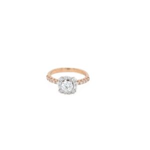 18k gold bewitching diamond  ring