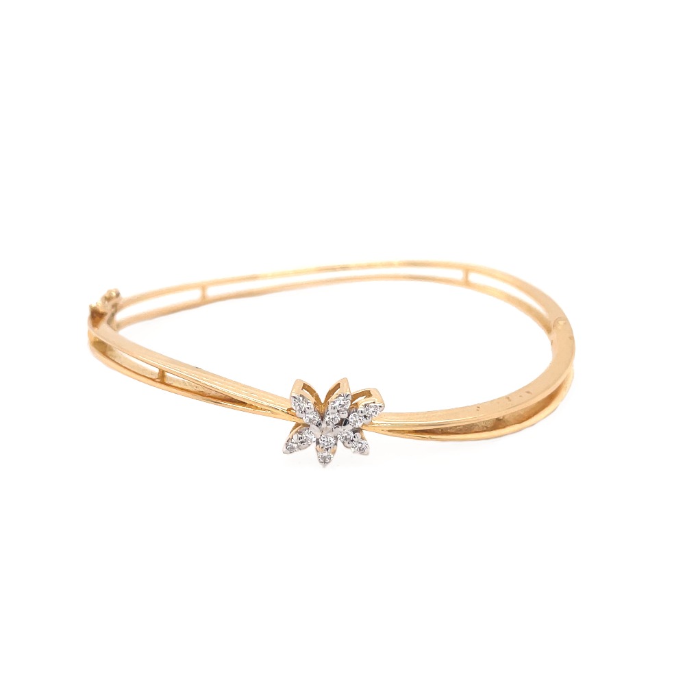 18k gold Floral Diamond bracelets
