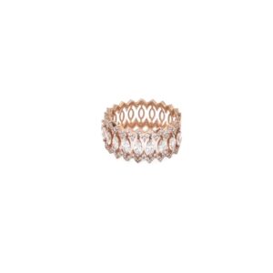 Regal 18k gold diamond ring