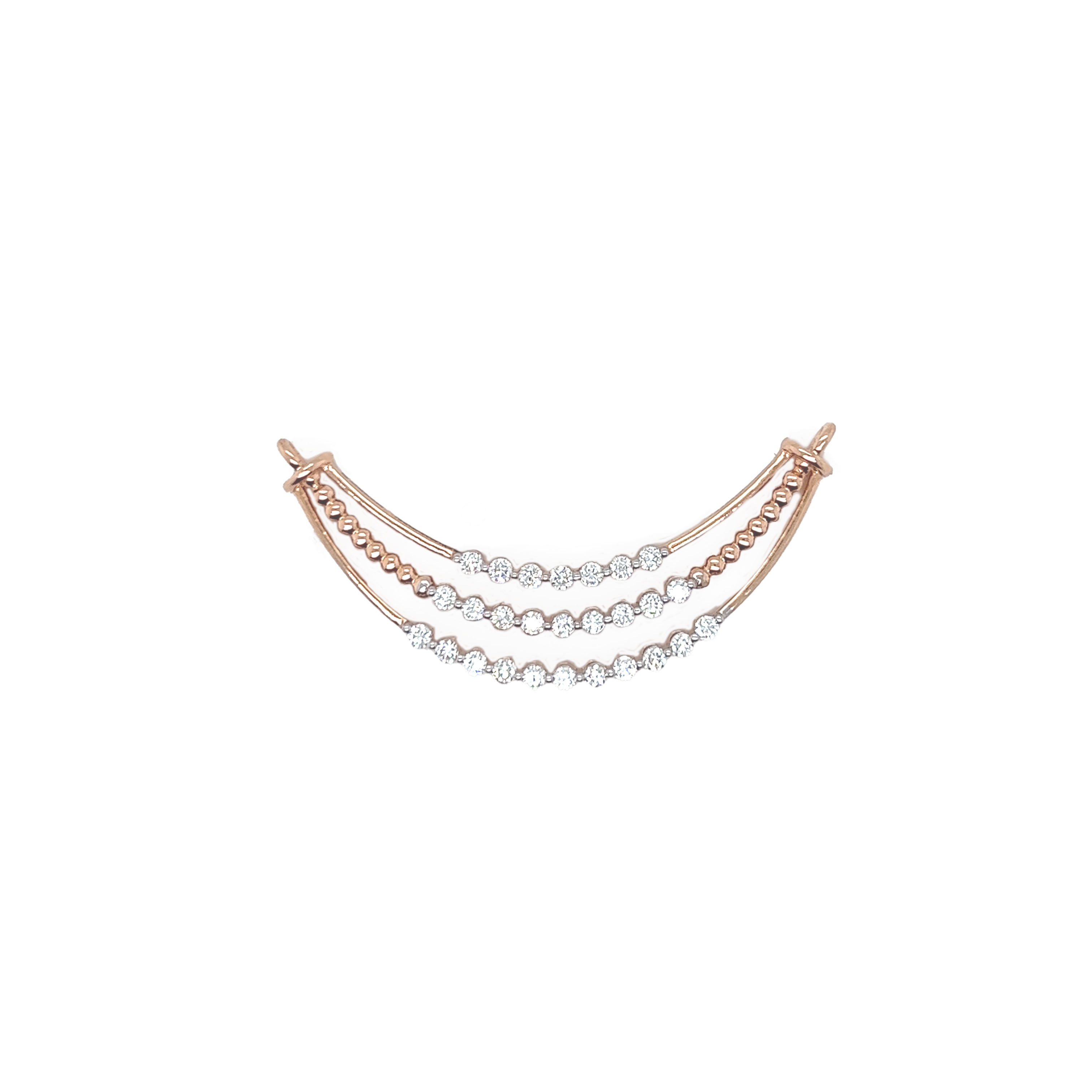 18k Gold Graceful Floral diamond Tanmaniya