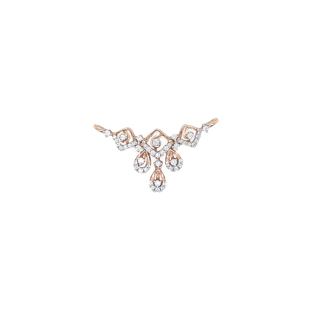 18k gold floral diamond tanmaniya