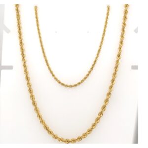 Couple engraved chain
