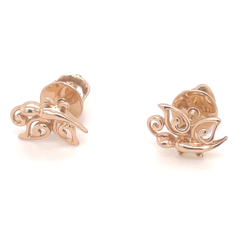 Kids butterfly earrings - Image 2
