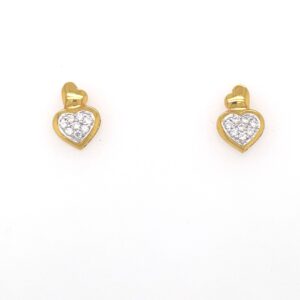 Kids charming diamond earring