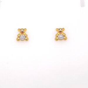 Kids teddy earrings