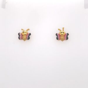 Kids bee earrings