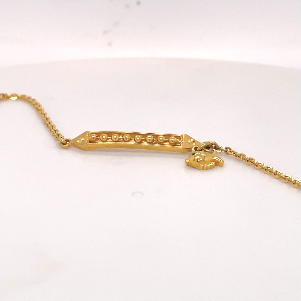 Kids fish gold bracelet