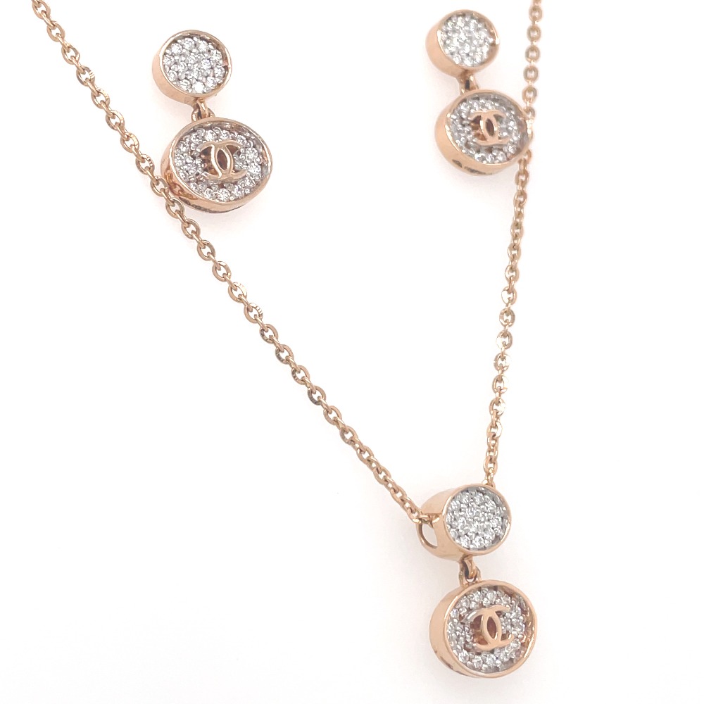 Diamond pendant set dps/2296 - Image 2