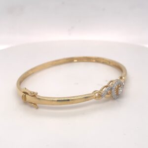 Kissing Heart Diamond Bracelet