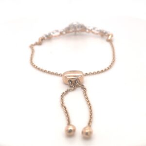 Elegant Knot Diamond Bracelet