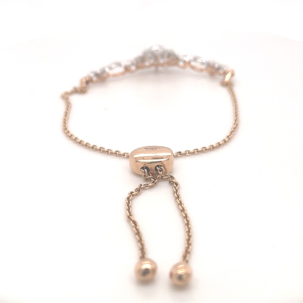 Elegant Knot Diamond Bracelet