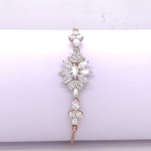 Elegant Knot Diamond Bracelet