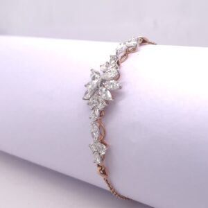 Elegant Knot Diamond Bracelet