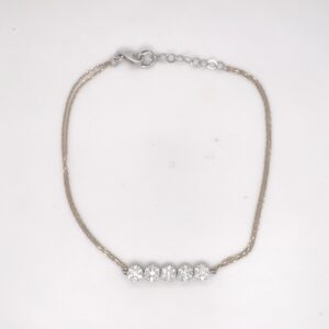 Alder Leaf Diamond Bracelet