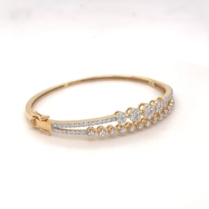 Dainty Fern Diamond Bracelet