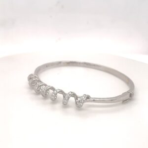 Diamond Butterfly Charm Bracelet