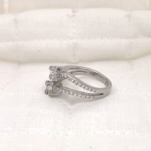 Terry Heart Twine Diamond Ring