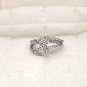Terry Heart Twine Diamond Ring