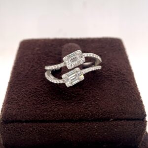 Terry Heart Twine Diamond Ring