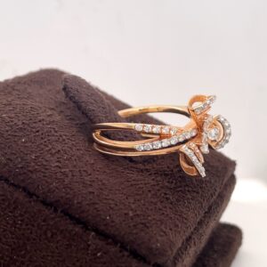 Encircle Fern Diamond Ring
