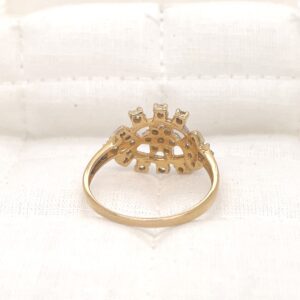 Classic Treble Diamond Ring