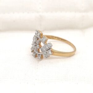 Classic Treble Diamond Ring