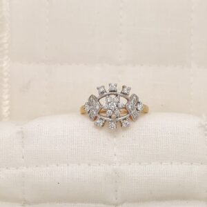 Classic Treble Diamond Ring