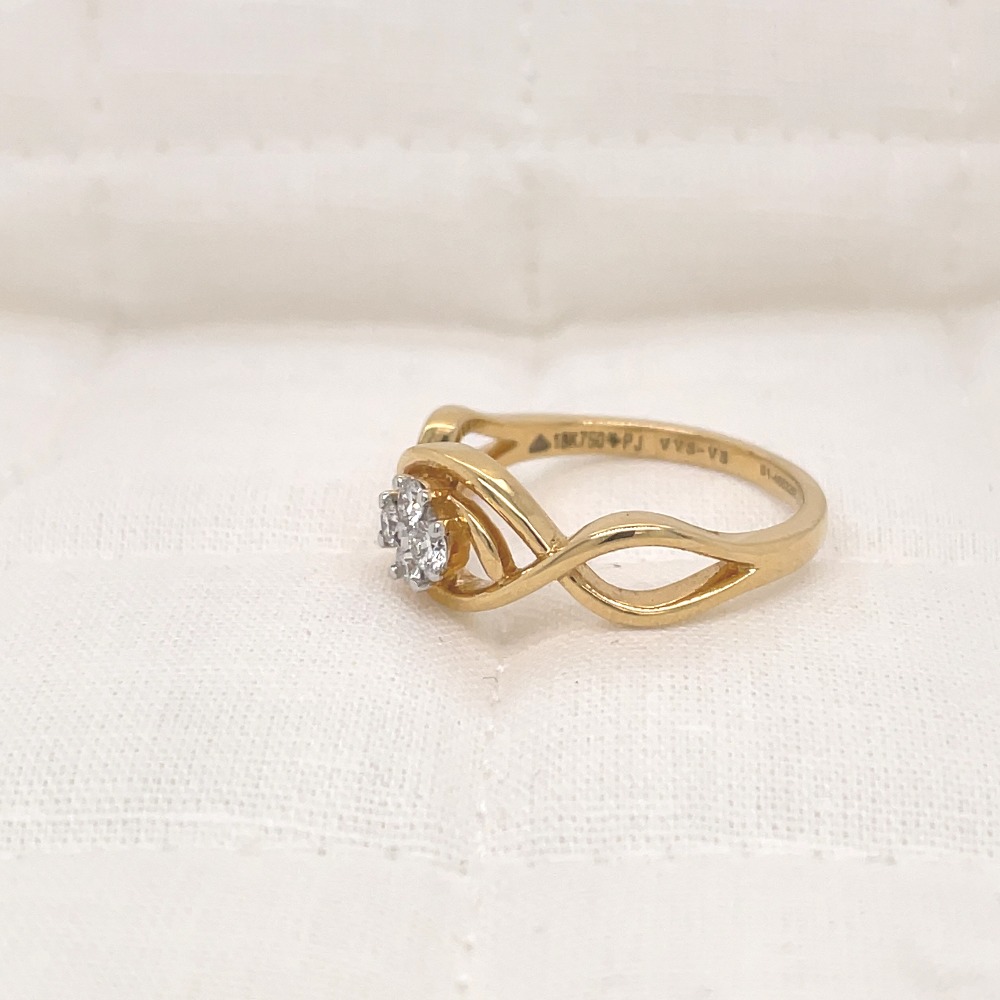 Curve Miracle Plate Diamond Ring