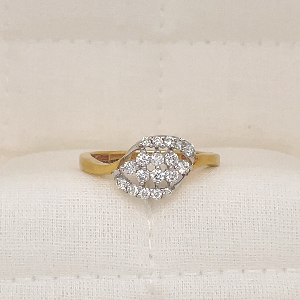 Triune Sparkle Diamond Ring