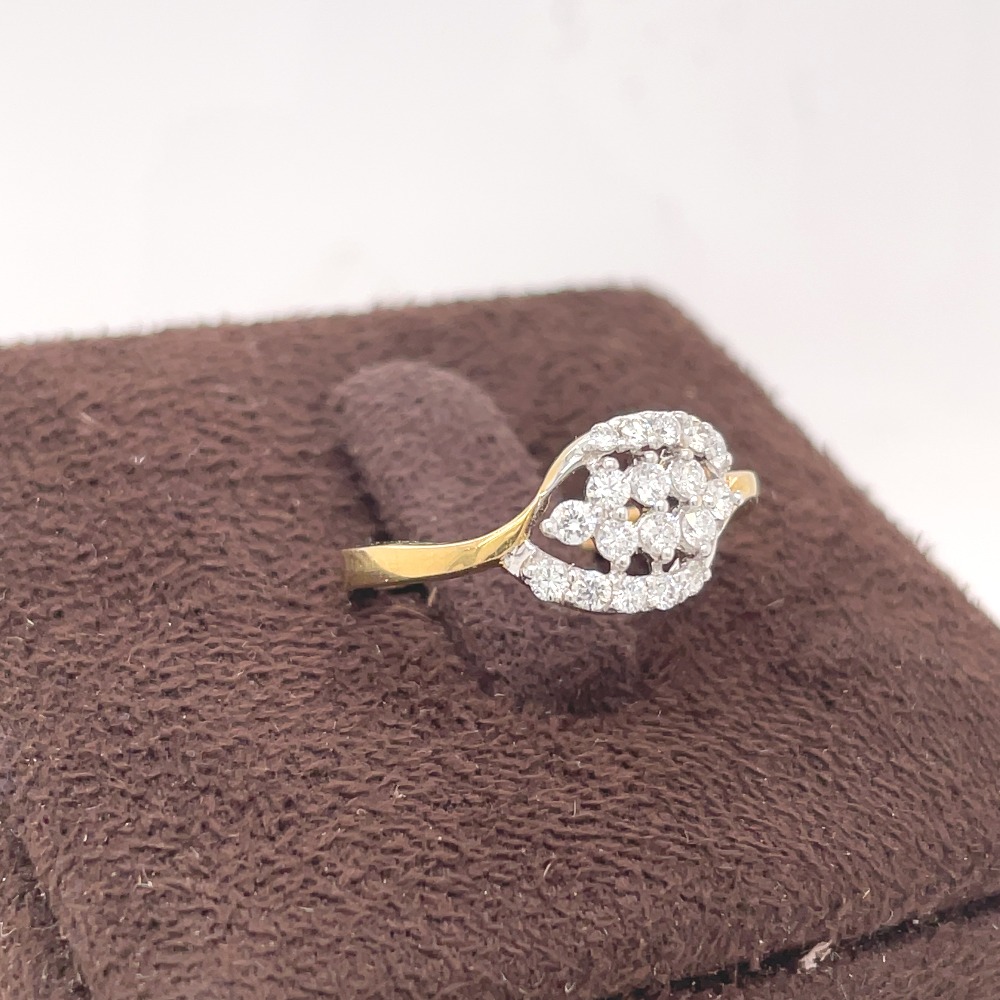 Triune Sparkle Diamond Ring