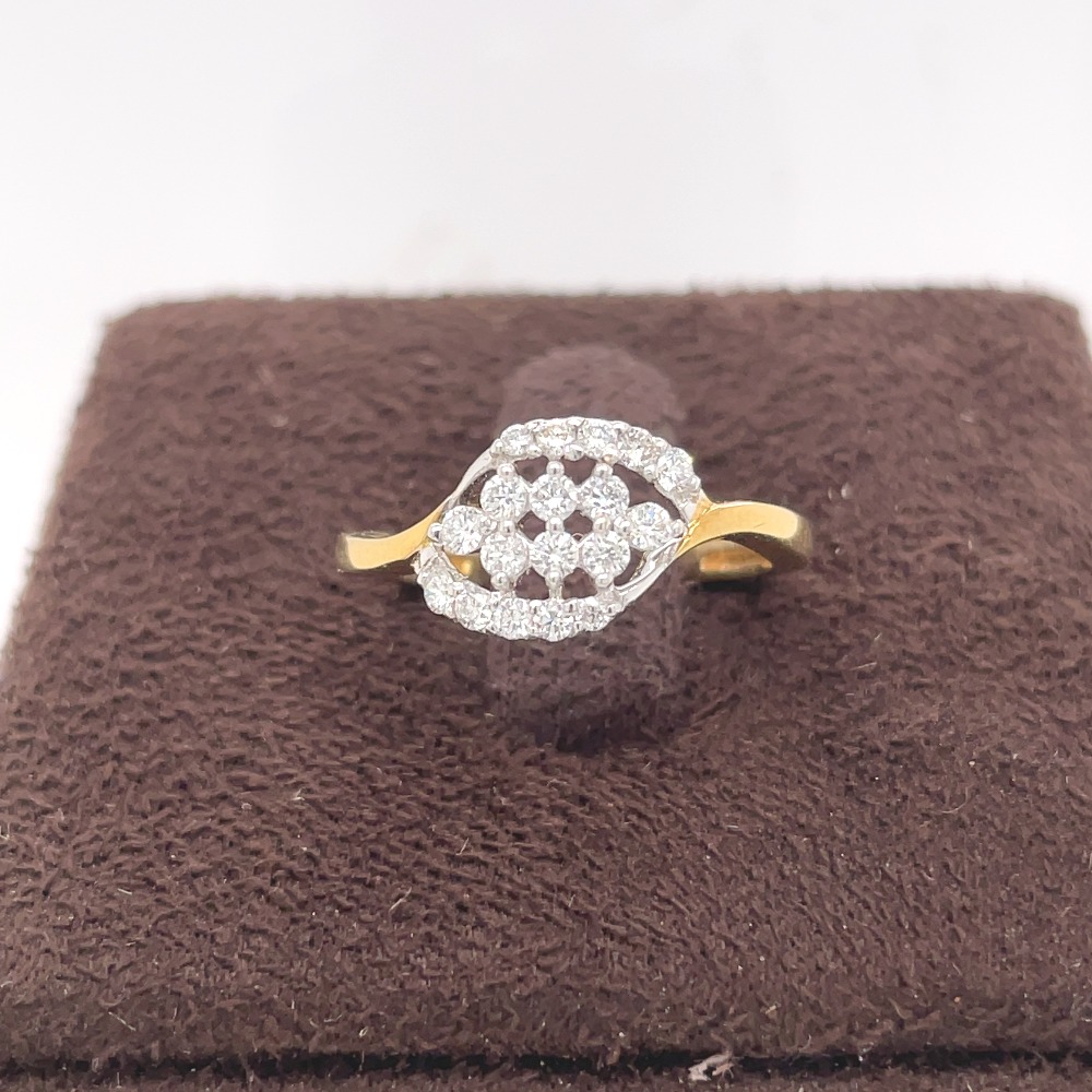 Triune Sparkle Diamond Ring