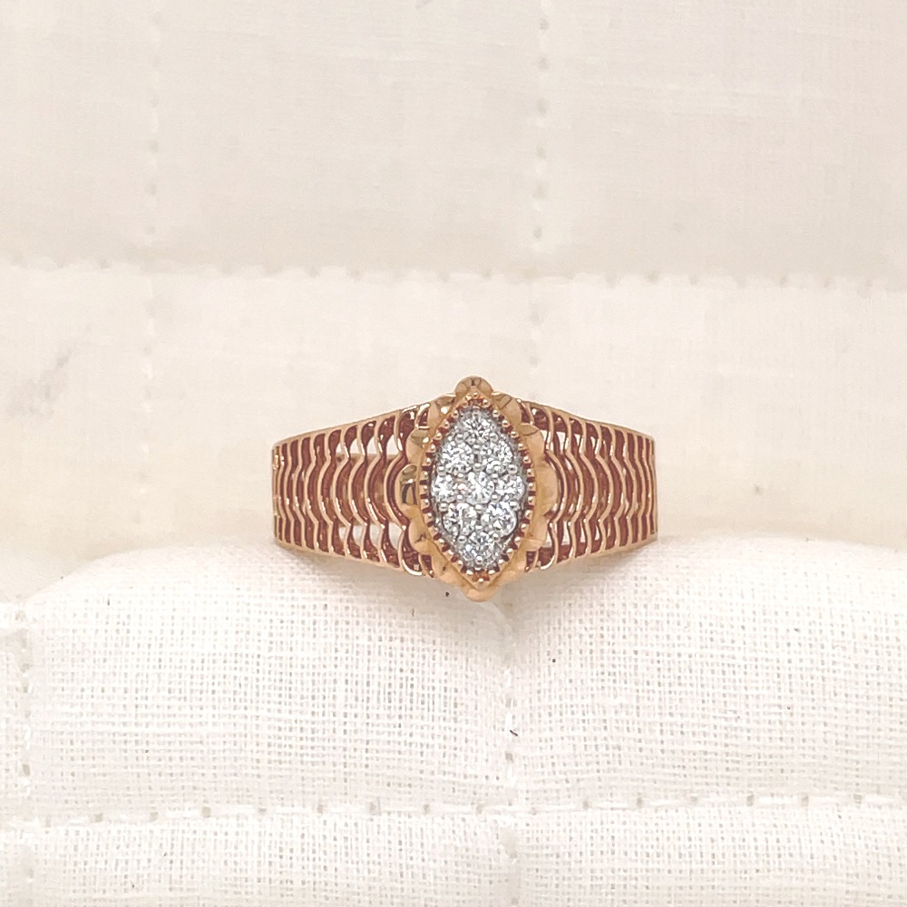 Swivel Mesh Diamond Ring