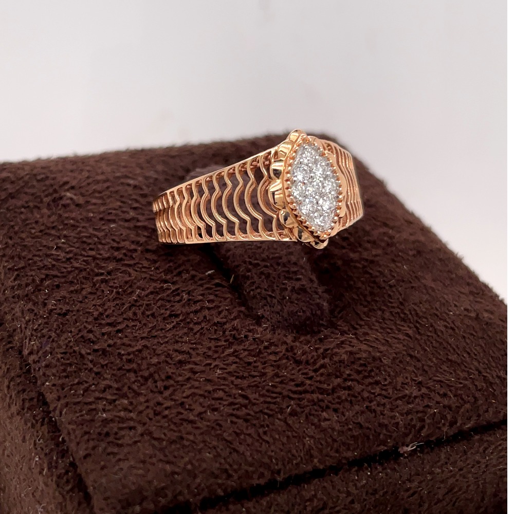 Swivel Mesh Diamond Ring