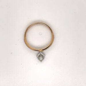 Intertwined Glim Diamond Ring