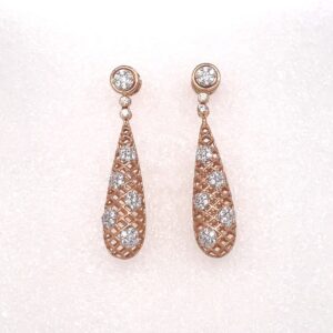 Gold earrings