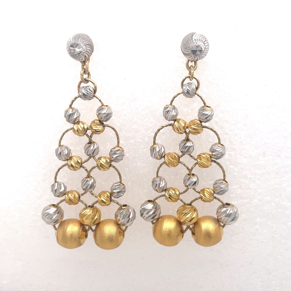 Gold earrings
