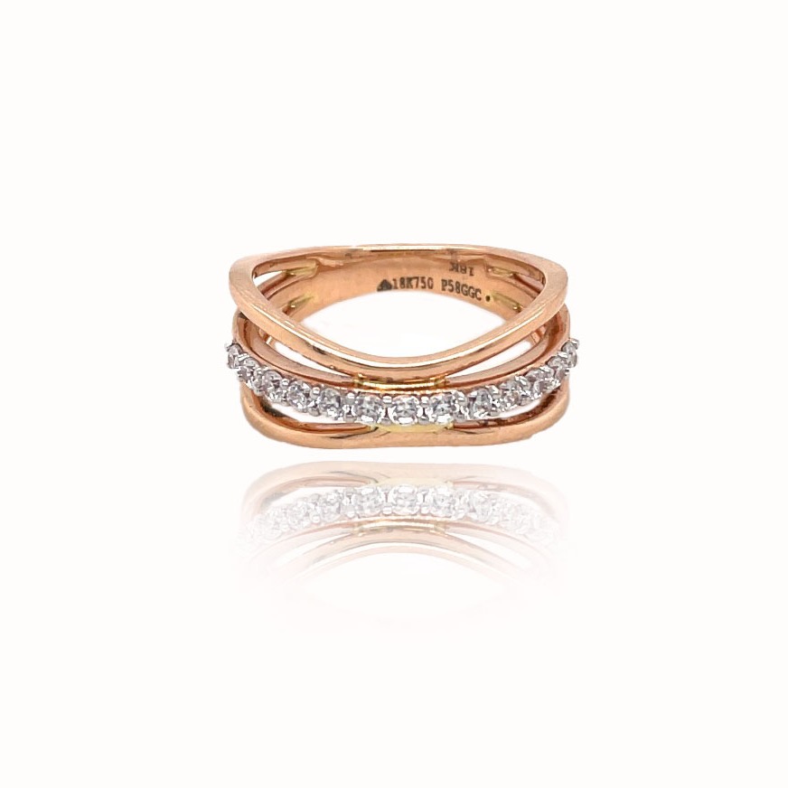 Gold And Diamond ring