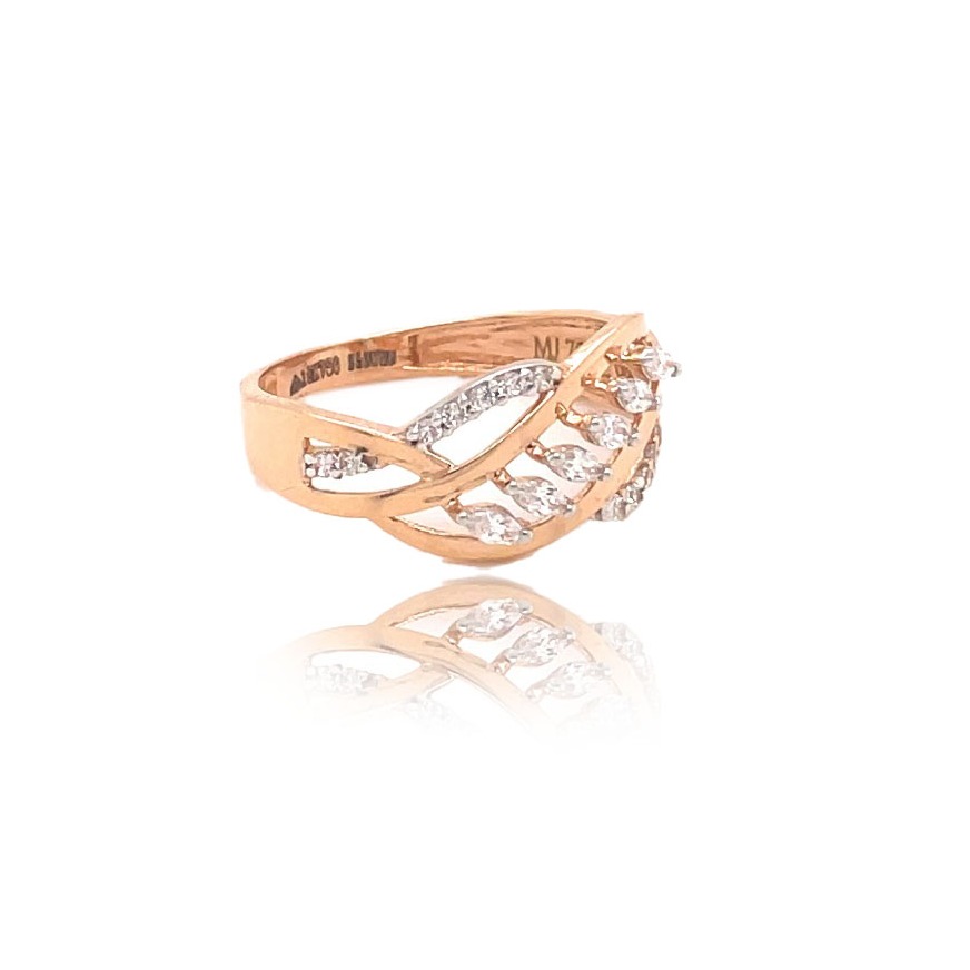 Gold Elegant Design ring - Image 2