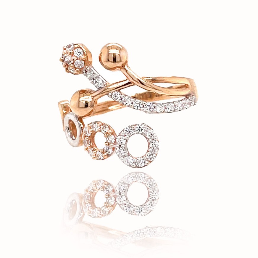 Gold Unique Design ring - Image 2