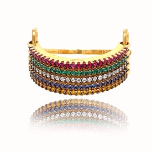 Rainbow gold ring
