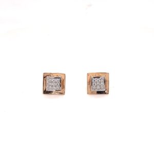 Square stud earrings