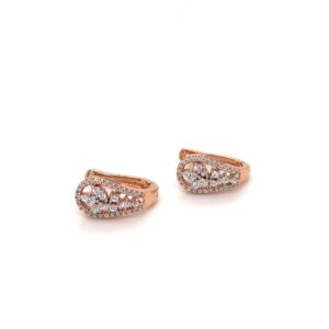 Shiny bali hoop earring