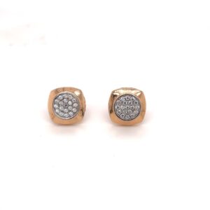 round stud earring
