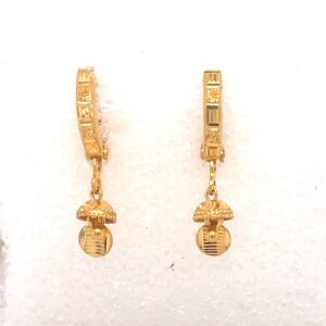 Lavish bali hoop earring