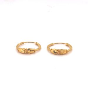 Divine hoop earring
