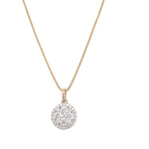 Shinning diamond pendant